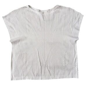 Adidas - Light Gray Mesh Top - Large